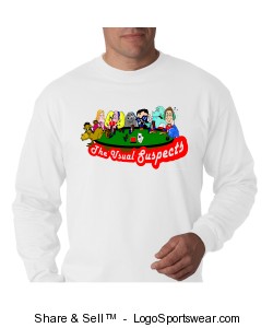 Hanes Adult Long Sleeve Beefy-T Design Zoom